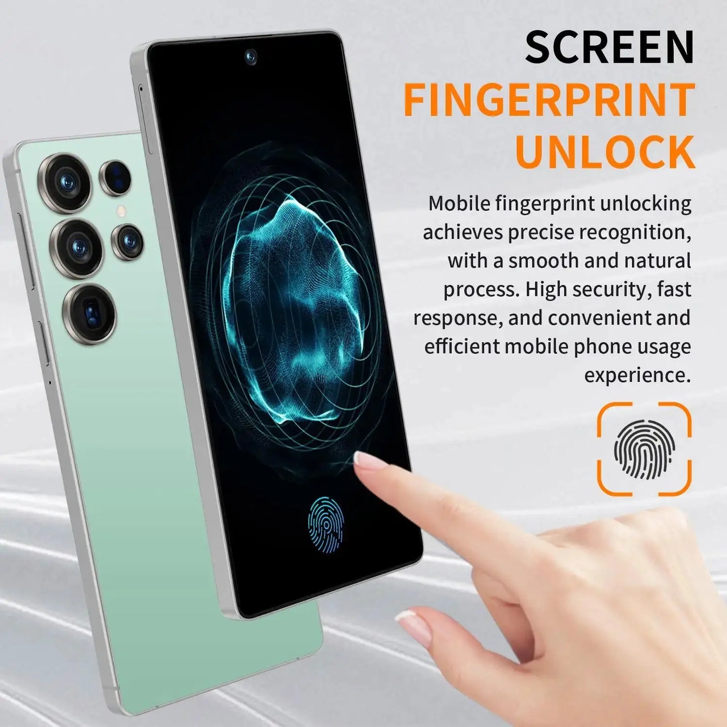 2025 High Quality For S26 Ultra 7.3 Inch LCD Smartphone Display Touch Screen Moblie Phones AMOLED Display Panel Dynamic - Irfan khan collection