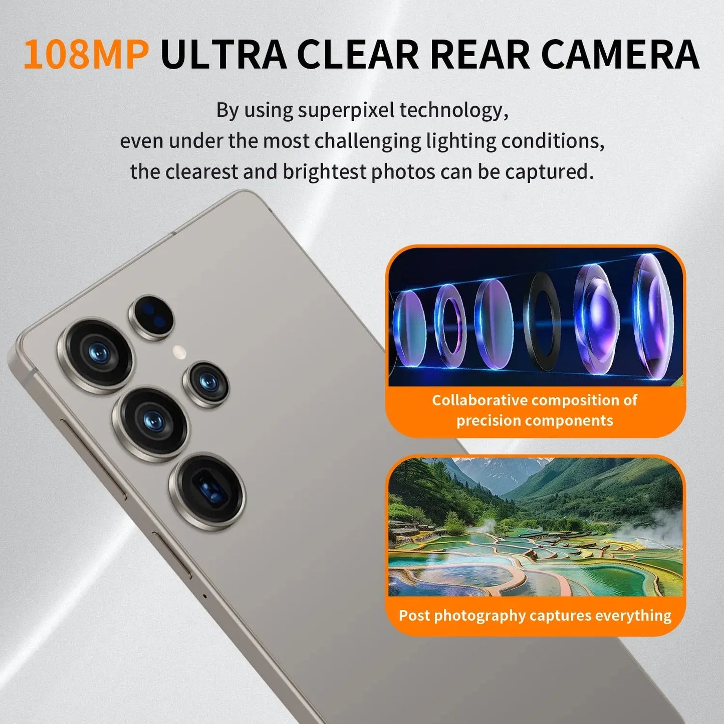 2025 High Quality For S26 Ultra 7.3 Inch LCD Smartphone Display Touch Screen Moblie Phones AMOLED Display Panel Dynamic - Irfan khan collection