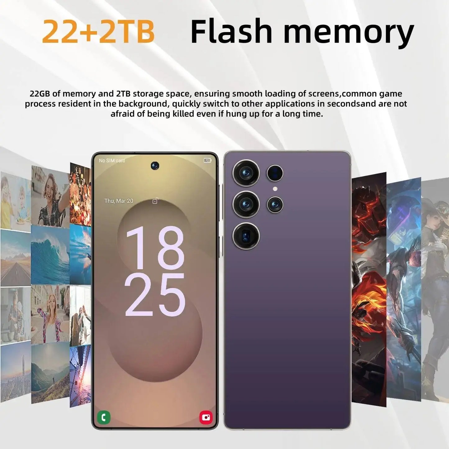 2025 High Quality For S26 Ultra 7.3 Inch LCD Smartphone Display Touch Screen Moblie Phones AMOLED Display Panel Dynamic - Irfan khan collection
