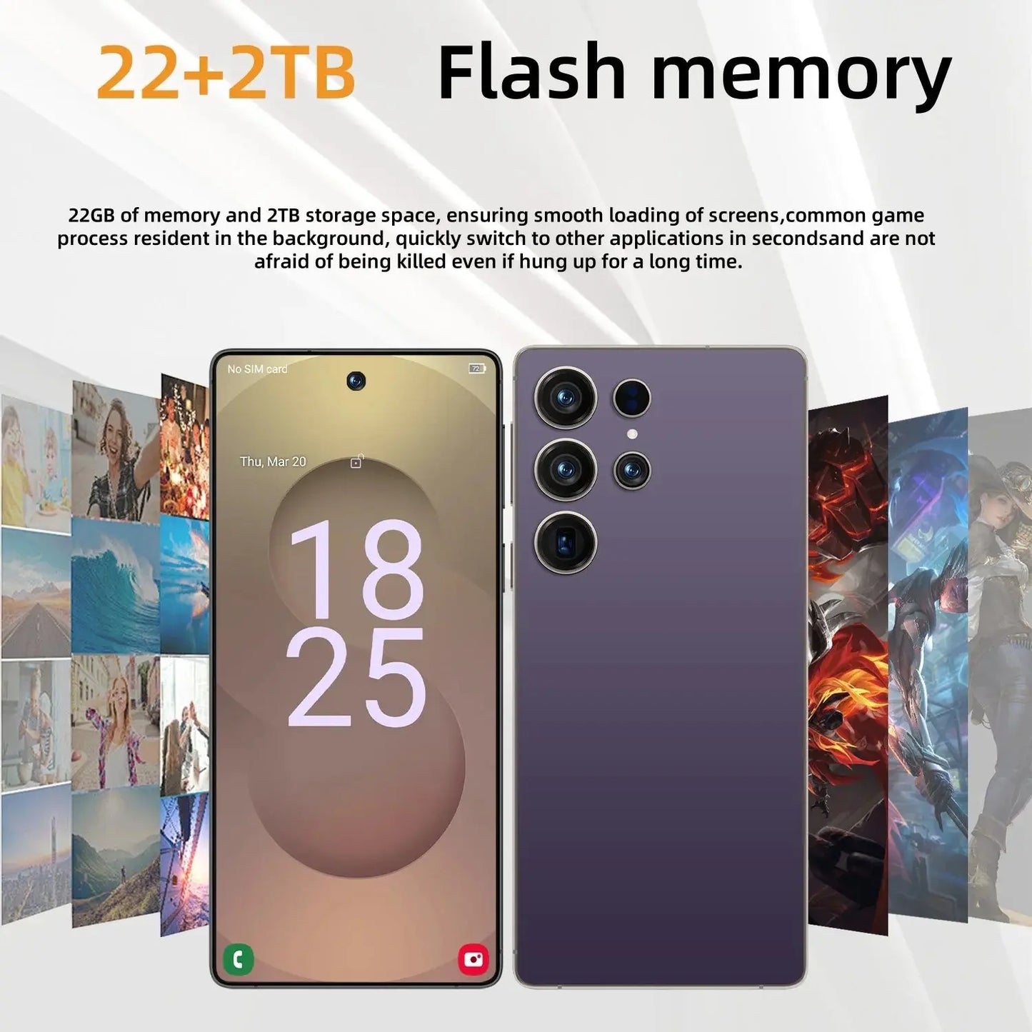 2025 High Quality For S26 Ultra 7.3 Inch LCD Smartphone Display Touch Screen Moblie Phones AMOLED Display Panel Dynamic - Irfan khan collection