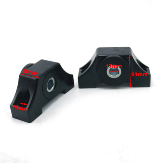Aluminum Car Engine Torque Mount Kit For 92-01 Honda Civic EG EK D15 D16 B16 B20 Motor Mounting Kit Motor bracket - Irfan khan collection