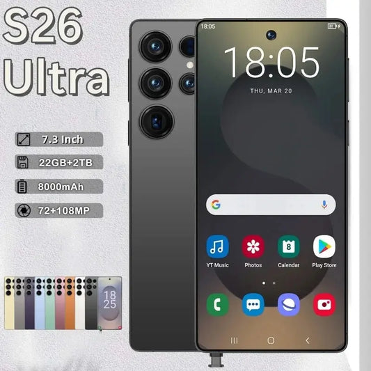 2025 High Quality For S26 Ultra 7.3 Inch LCD Smartphone Display Touch Screen Moblie Phones AMOLED Display Panel Dynamic - Irfan khan collection