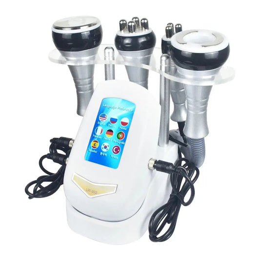4 in 1 Vacuum Therapy Cavitation RF Radio Frequency Fat Remover Body Slimming Machine Ultrasonic Massage Shaping Instrument - Irfan khan collection
