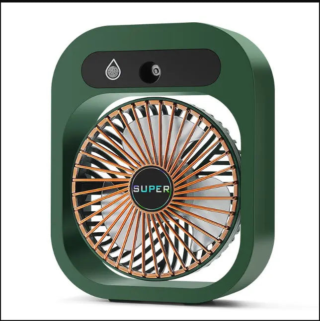 Air Conditioning Fan Desk Misting Fan Air Cooler Cooling USB Rechargeable Humidifier Portable Spray Fan With 3 Wind Speeds Mist Fan For Home - Irfan khan collection